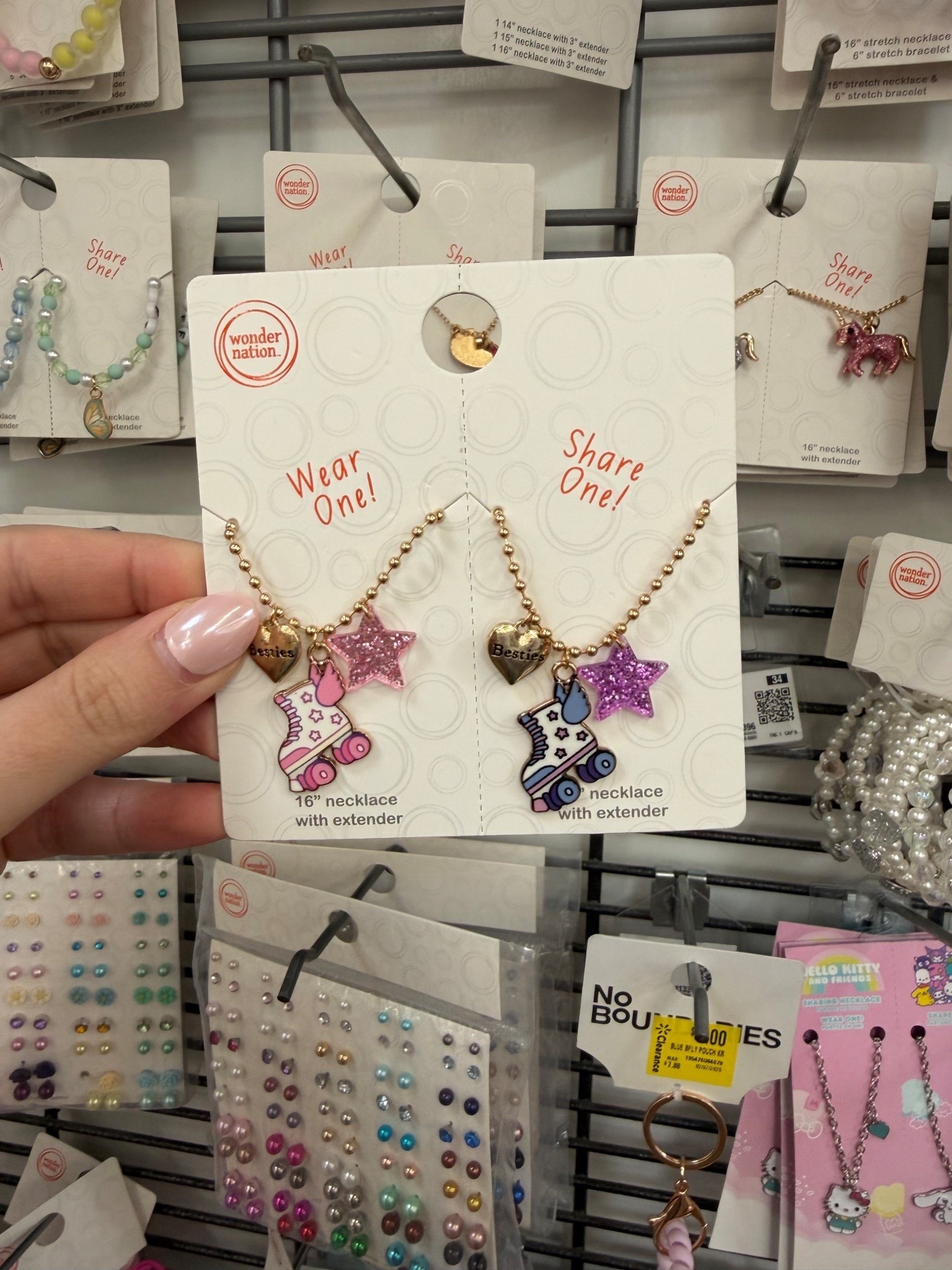 Girls wear one share one necklaces

#LTKKids #LTKSaleAlert #LTKBeauty