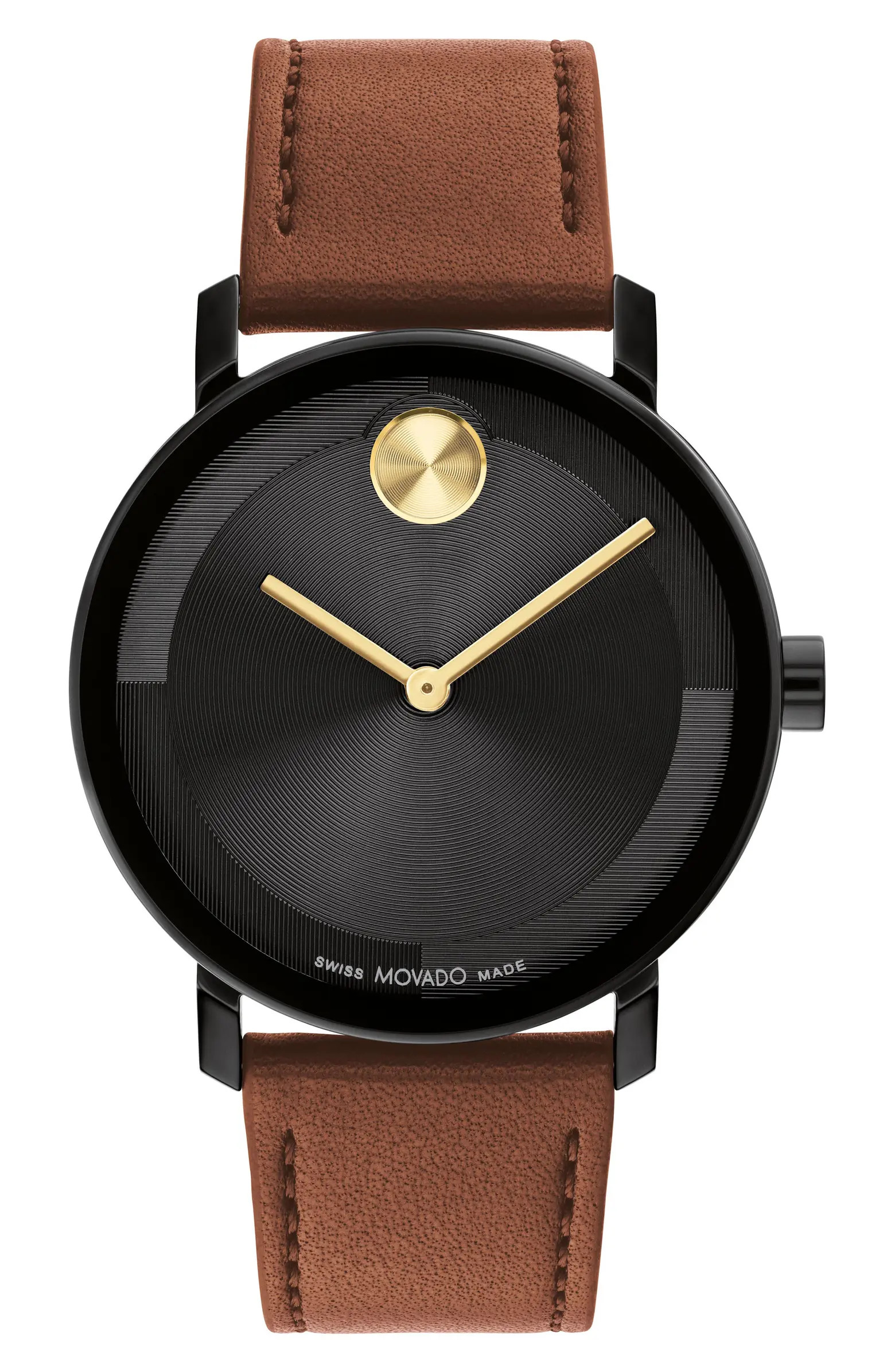Movado Bold Evolution 2.0 Leather Strap Watch, 40mm | Nordstrom | Nordstrom