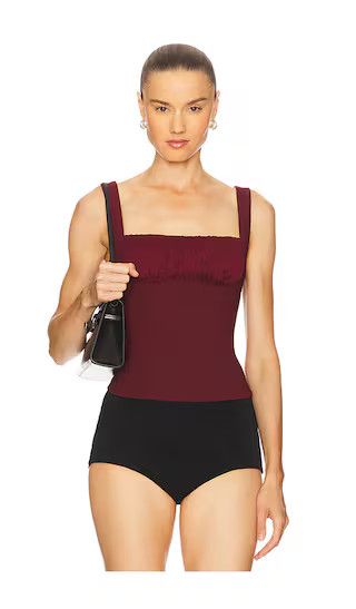 Elodie Blaise Top in Red Dahlia | Revolve Clothing (Global)