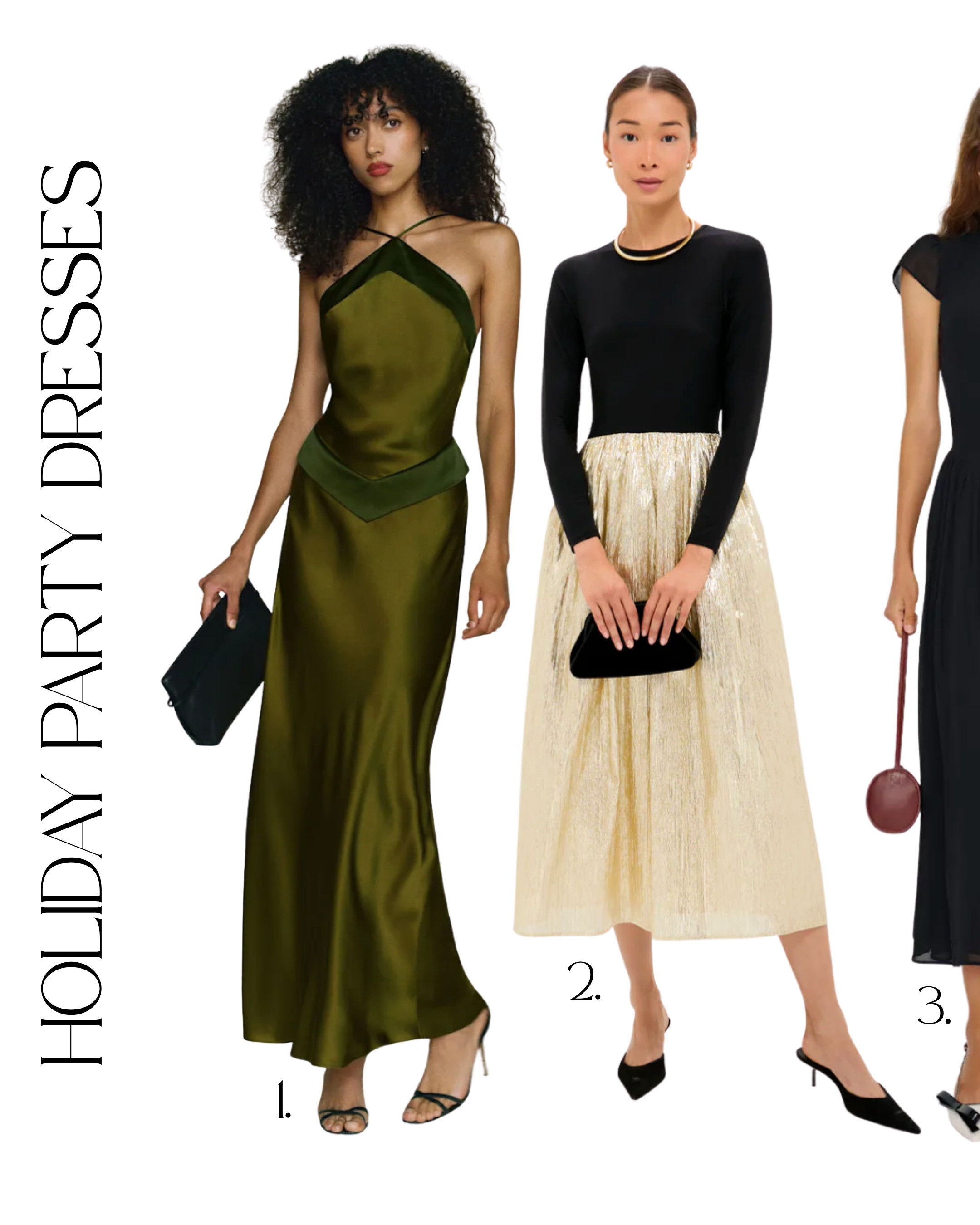 Holiday party dresses 
[Hill House Home, party dress, winter wedding guest dress, Gold and Black Mixed Media Maxi Dress, Hunter Green Velvet Shift Dress, Square-Neck Tiered Maxi Dress, Saylor, red Velvet Bow Mini Dress, Emerald Halter Maxi Dress, Reformation dress, cap sleeve maxi dress, drop waist, sleeveless maxi dress
 

 #LTKHoliday #LTKSeasonal #LTKWedding