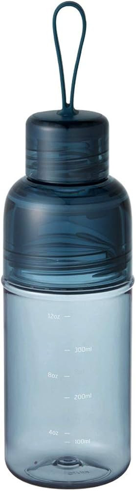 KINTO 20314 Water Bottle, 16.2 fl oz (480 ml), Navy, Graduated, Silicone Strap, Dishwasher Safe | Amazon (US)
