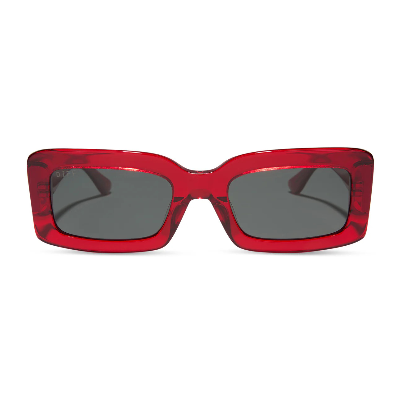 COLOR: red hot summer grey polarized sunglasses | DIFF Eyewear