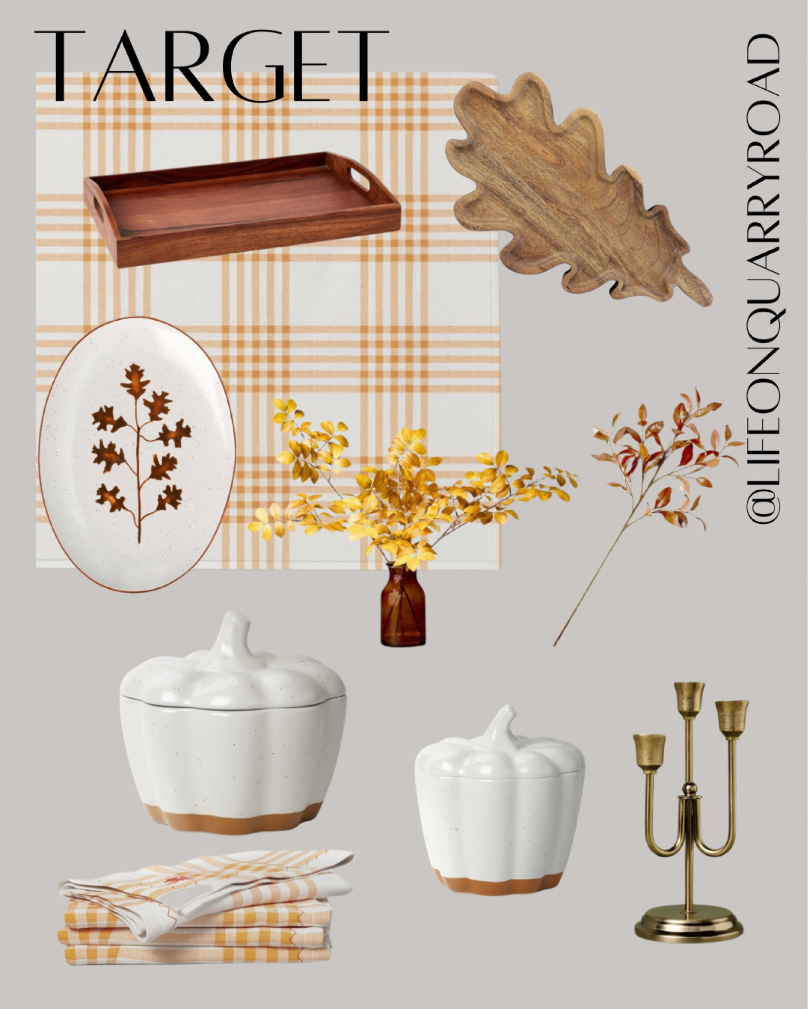 Fall table scape 
Fall home 
Target, Home 
Ceramic pumpkins 
Tablecloth 
Platter 
Candleholder 


#LTKFindsUnder100 #LTKFindsUnder50 #LTKHome