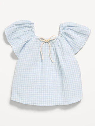 Printed Double-Weave Top for Toddler Girls | Old Navy (CA)