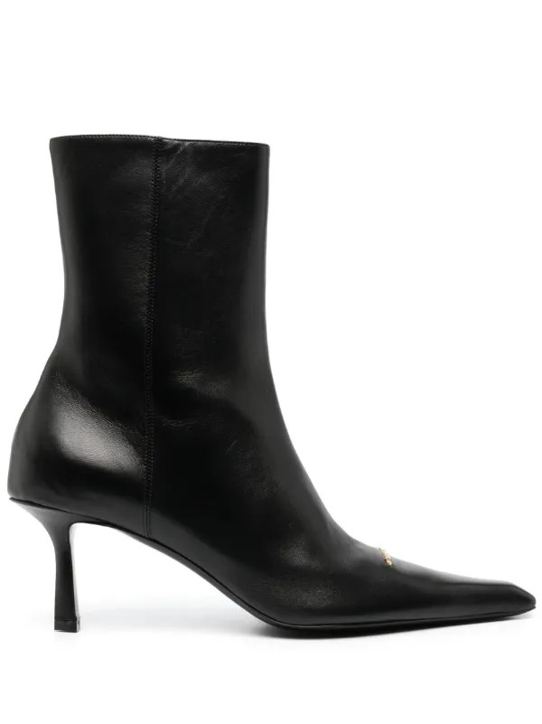Viola 77mm leather boots | Farfetch Global