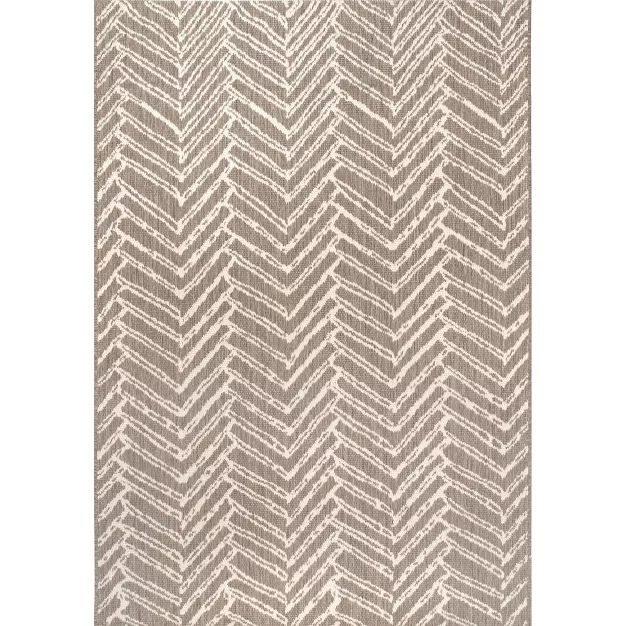 nuLOOM Macklin Herringbone Indoor/Outdoor Area Rug | Target