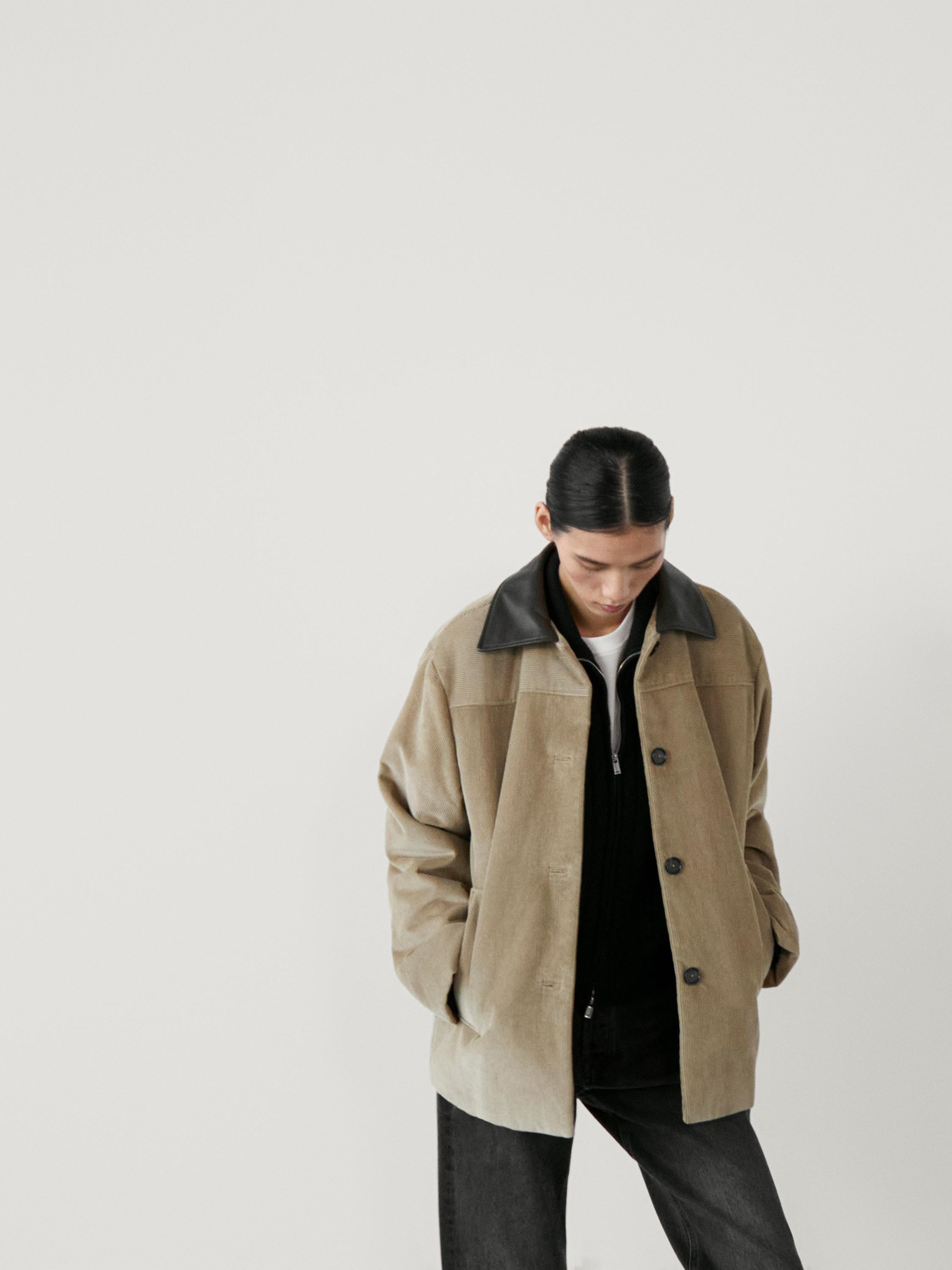 100% cotton corduroy jacket | Massimo Dutti UK