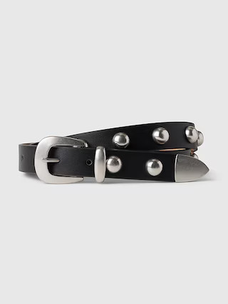Vegan Leather Studded Belt | Gap (US)