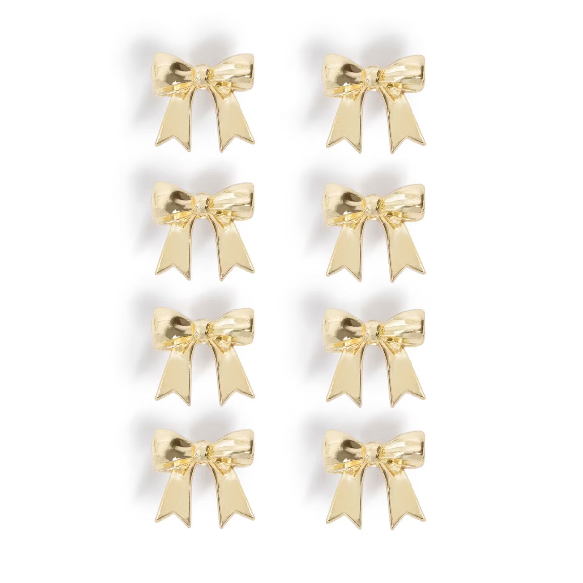 U Brands 8ct Gold Ribbons Push Pins | Target