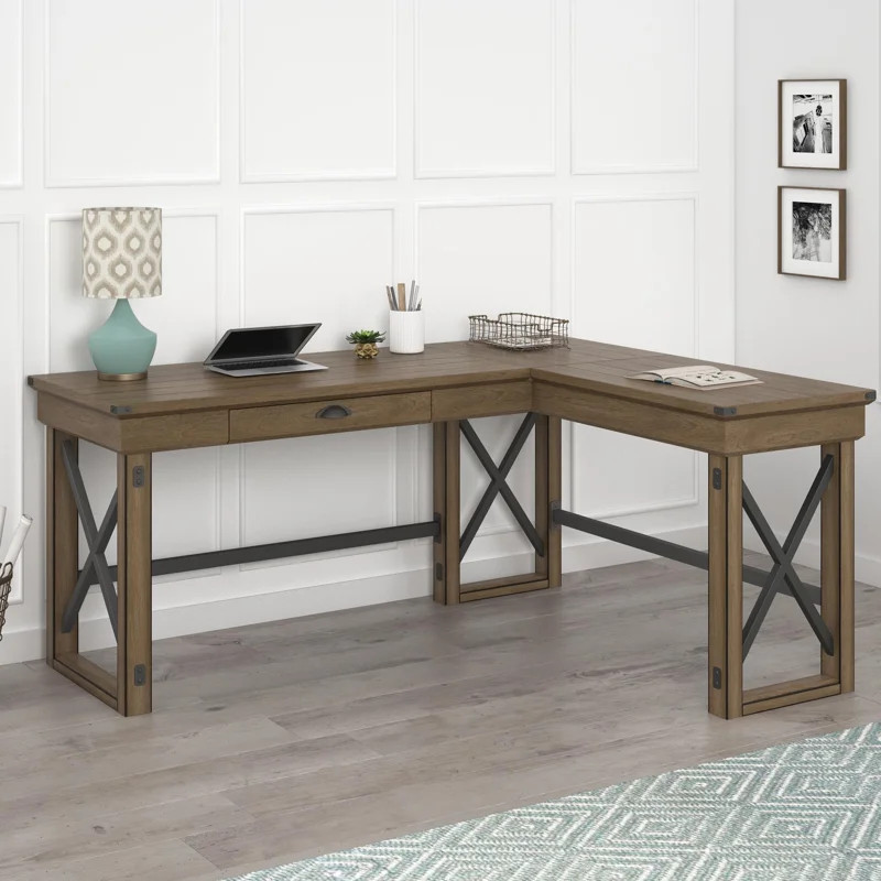 Louva L-Shape Desk | Wayfair North America