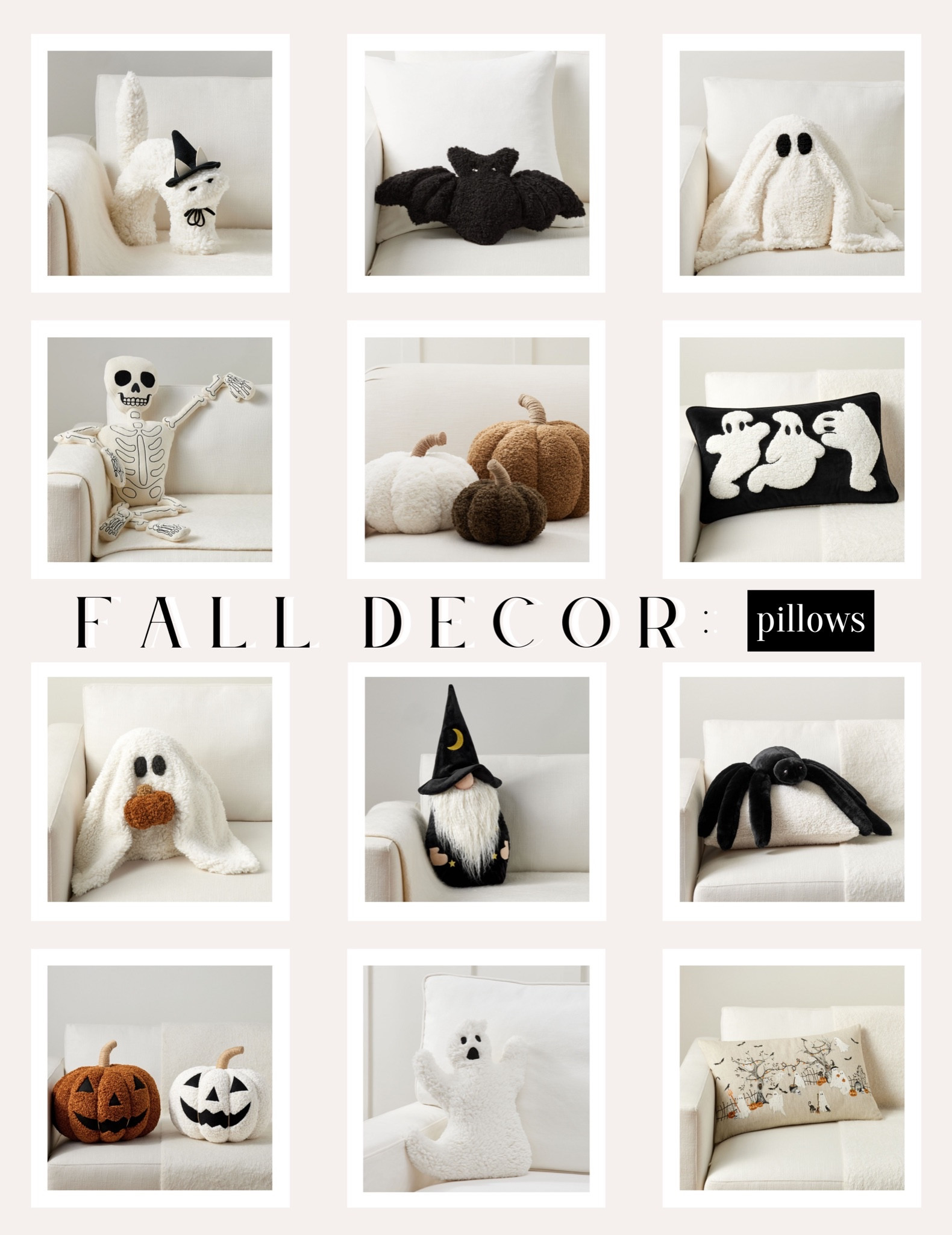 SELLING QUICK! Cutest fall & Halloween pillows!

Halloween pillows, fall pillows, ghost pillow, cat pillow, spooky pillow, wizard pillow, pumpkin pillow, skeleton pillow, bat pillow, spider pillow, pottery barn, pottery barn pillows, pottery barn Halloween decor, pottery barn fall decor, halloween decor, Halloween home decor, fall decor, fall home decor, cute home decor, cute Halloween decor, cute fall decor, Halloween decor selling fast, viral Halloween decor, popular Halloween decor, aesthetic Halloween decor, aesthetic fall decor

#LTKSeasonal #LTKHalloween #LTKhome