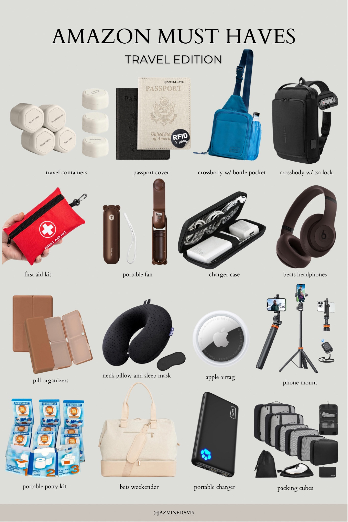 I MAY be a little biased???? But when I say this is like a superior Amazon Travel Must Have list, I feel like I’m not really exaggerating 👀😅 No seriously though I do NOT travel without these items ya’ll. Everything on this list really upgrades my travel experience and I just couldn’t continue gatekeeping such an incredible collection of  items lol. FYI- Amazon Prime day is coming up July 16th and 17th so a solid majority of these items are going to be on sale. OMG don’t walk RUUUUUUNNNNNNN!!!! 🛍️🛒 #amazon #amazonprime day #shop #travel #travelhacks #ltksummersales

#LTKTravel #LTKSaleAlert #LTKSummerSales