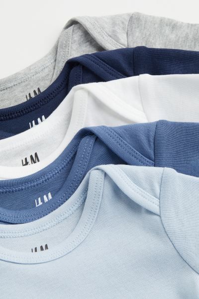 5-pack Cotton Bodysuits | H&M (US + CA)