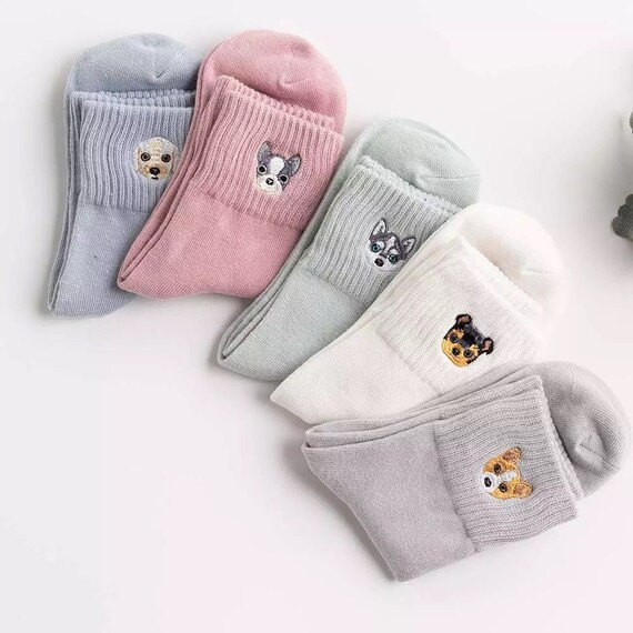 Dog Socks Husky Socks French Bulldog Socks Dog Owner Gift | Etsy | Etsy (US)
