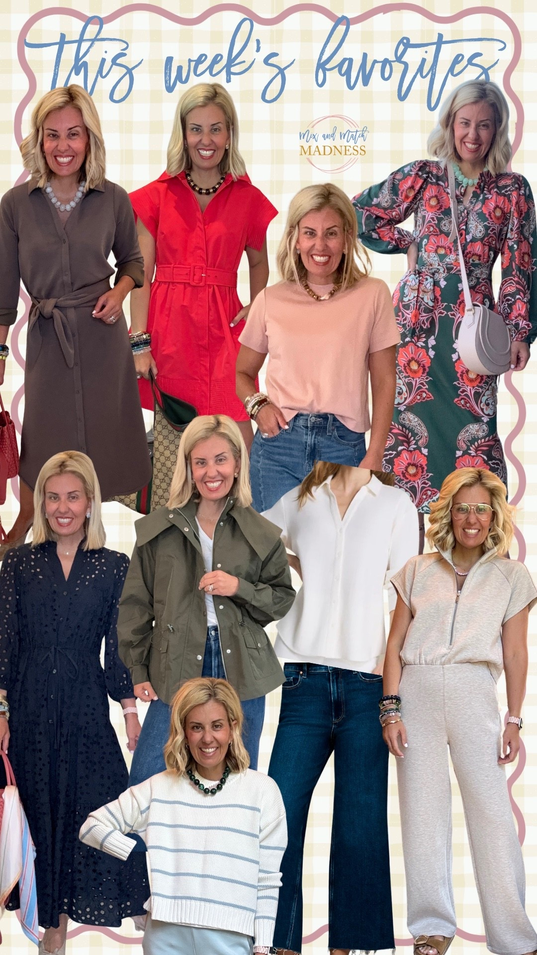 This week’s favorites according to yall!
Codes:
*Boden - 3A6A
*Spanx - AE25 25% off full price air essentials