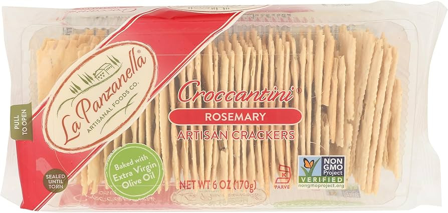La Panzanella, Rosemary Mini Croccantini Cracker, 6 Ounce | Amazon (US)