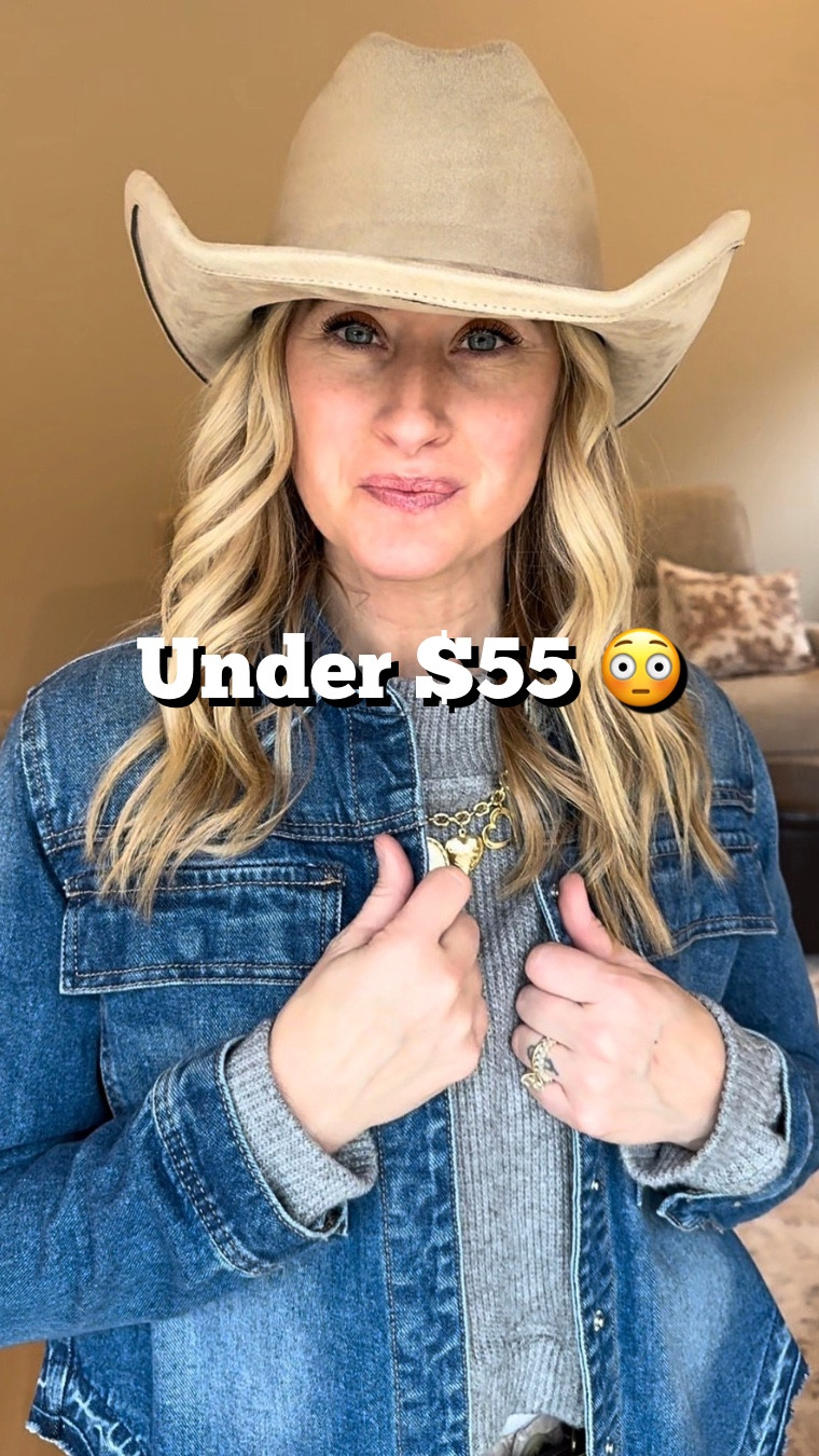 Okay THIS denim jacket 👏
The fit is so flattering—hits at the perfect spot and actually gives shape.

On major sale right now with code FAM35 (under $55!!)

Wearing a small 🤠✌️

#LTKootd #LTKFestival #LTKSeasonal