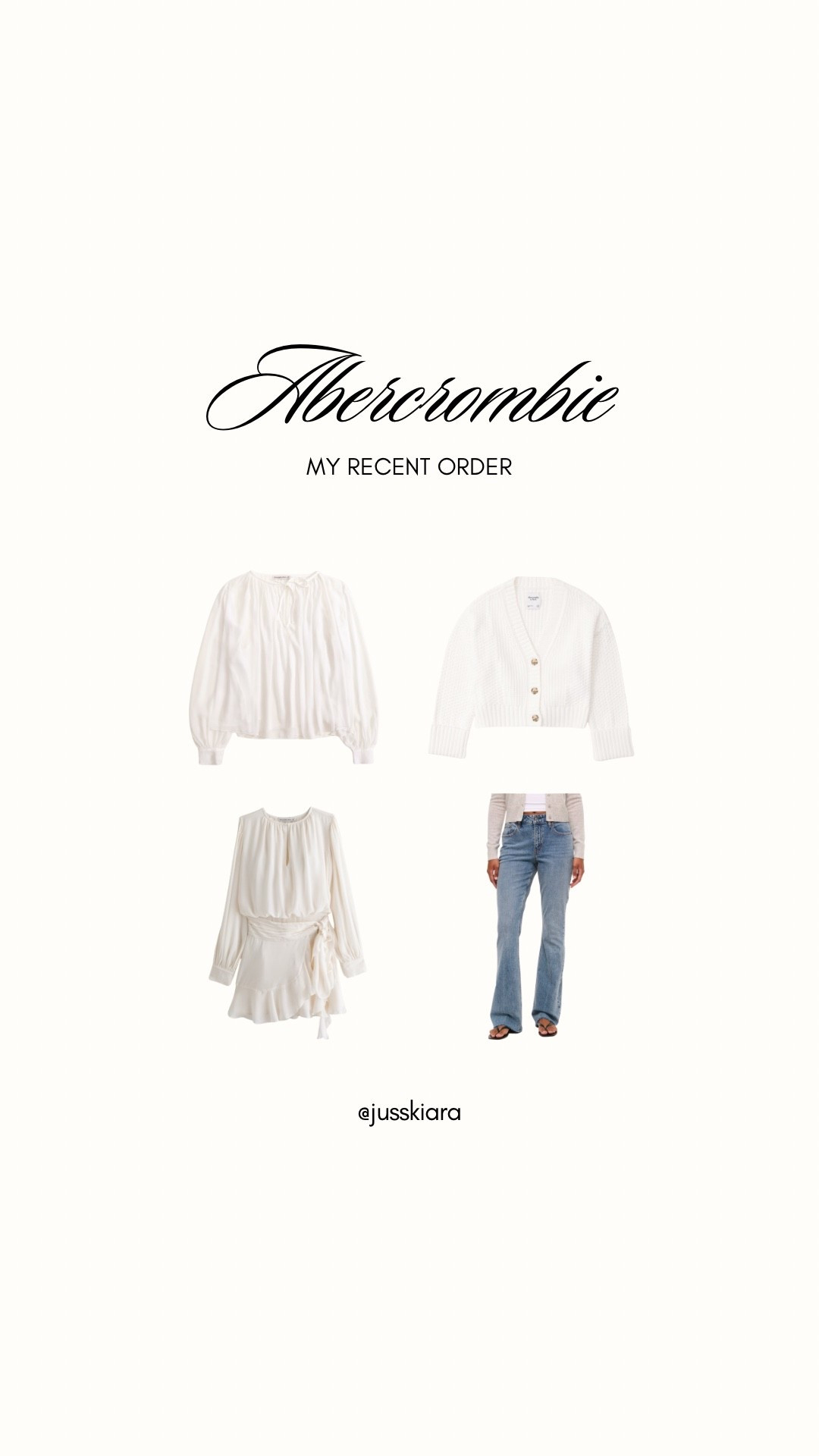 My recent Abercrombie order for Fall! I ordered the top, sweater and dress in a large and 31 regular in the jeans! 

There’s a 40% off sale + stackable code. I used code: AFKATHLEEN for an additional 20% off! 


#LTKSaleAlert #LTKMidsize #LTKFallSale