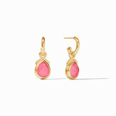The Pink Hoop & Charm Earring | Julie Vos