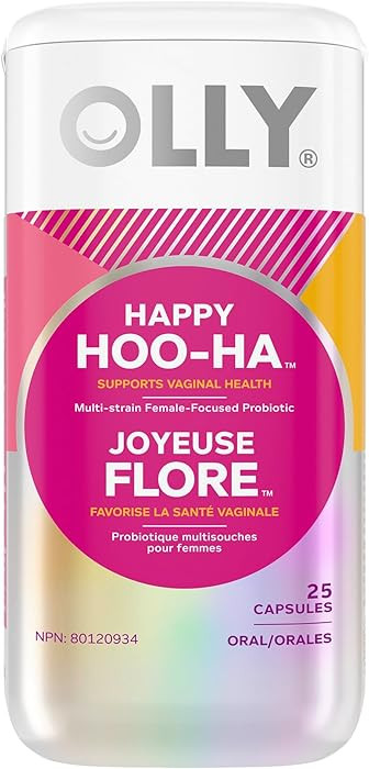 OLLY Supplement Capsules gluten free multi-strain female-focused probiotic supplement Happy HOO-H... | Amazon (CA)