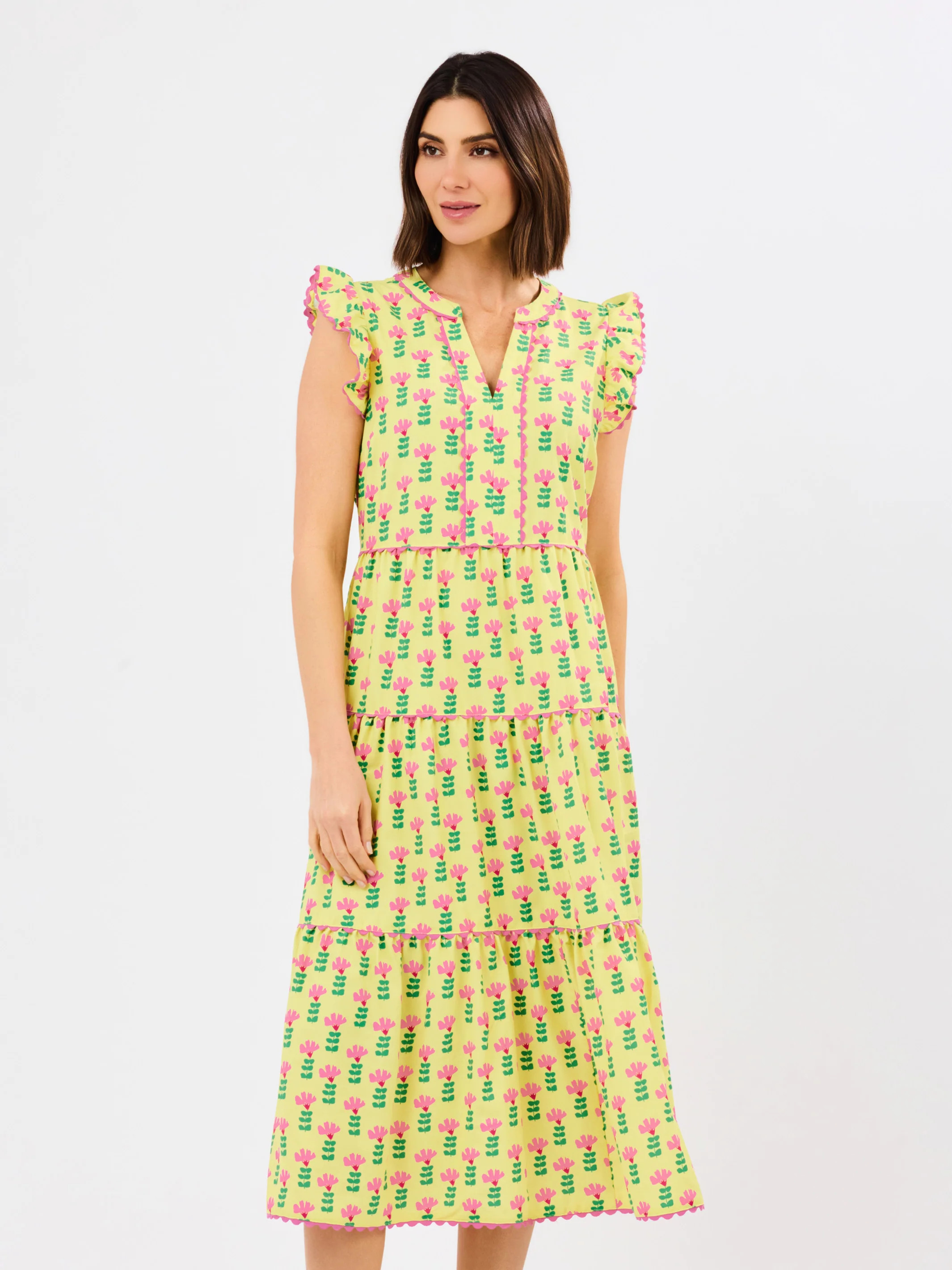 Kari Dress | Lovely Lane Yellow | Mary Square