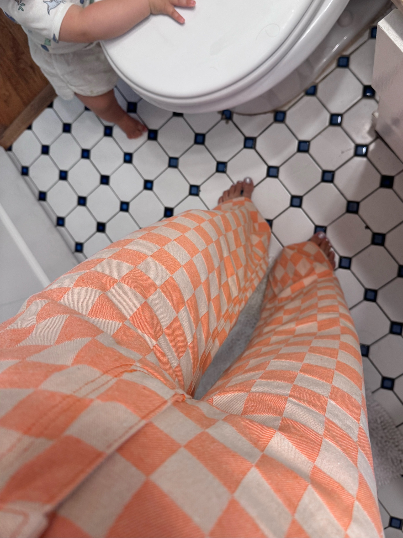 Just purchased these checked pants and I’m obsessed! 
Perfect for my fun now 
fashion era 🪩 

#LTKStyleTip #LTKSeasonal #LTKTravel