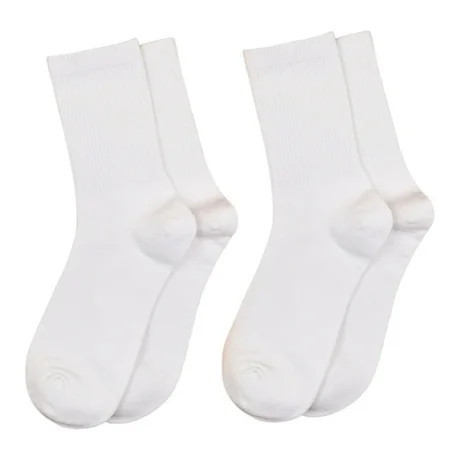 Sexlip Women s Wicking Athletic Ankle Socks 2-Pack Breathable Microfiber Blend and Cotton | Walmart (US)