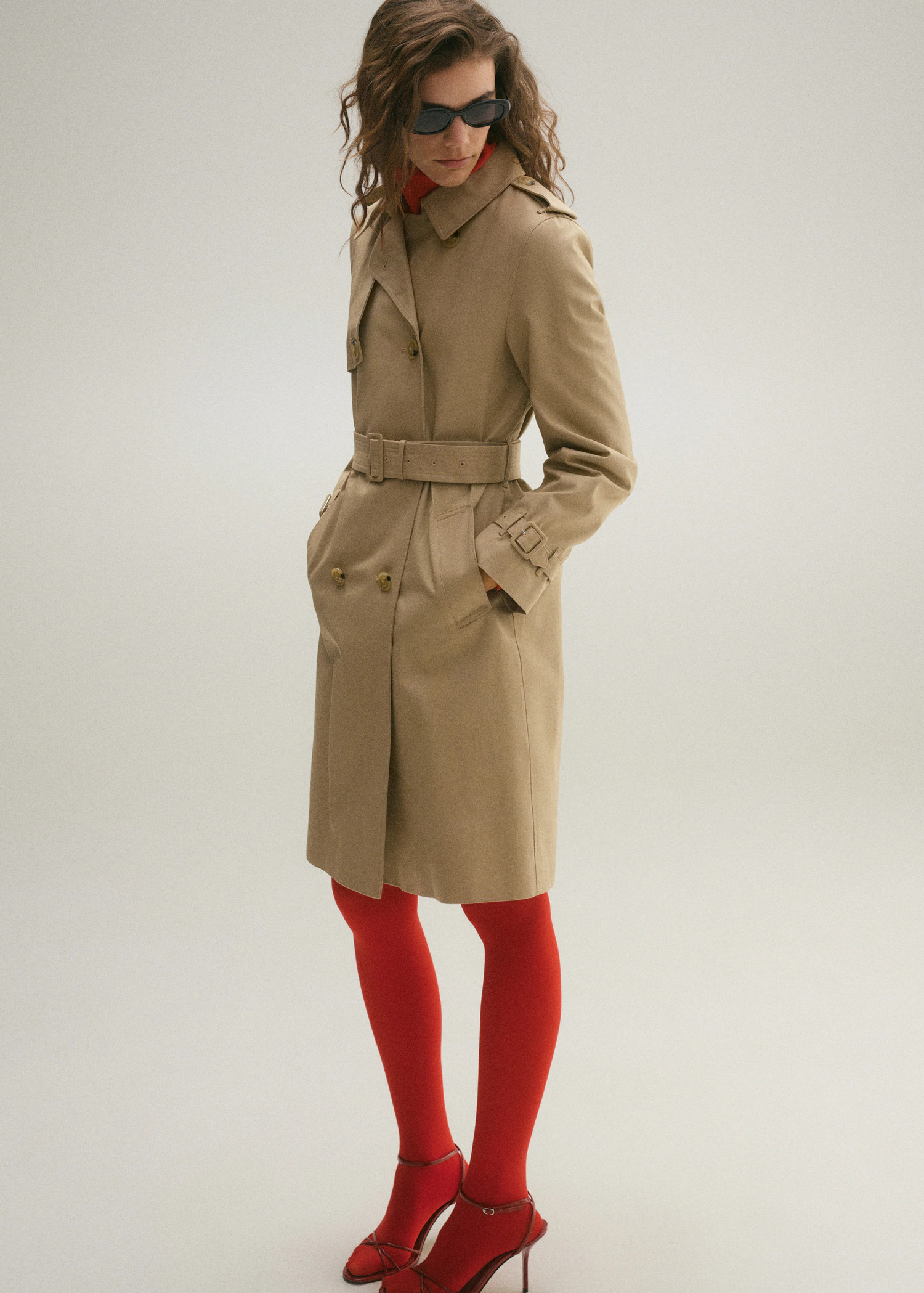 Classic trench coat with belt - Women | MANGO USA | Mango (US/MX/AU)