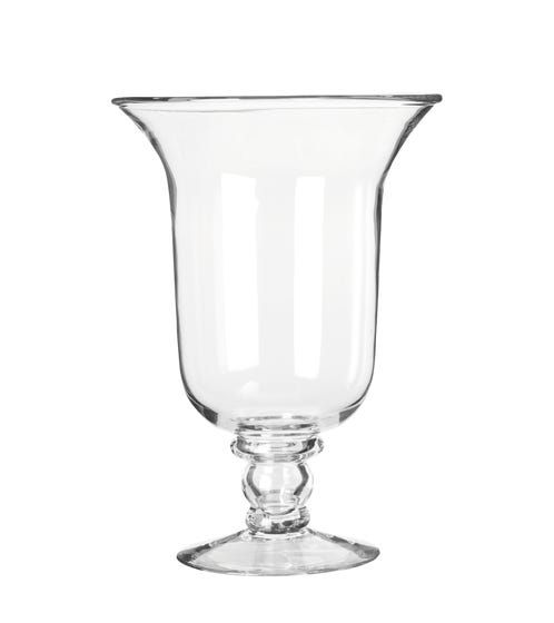Medium Glass Hurricane Lamp - Clear | OKA UK
