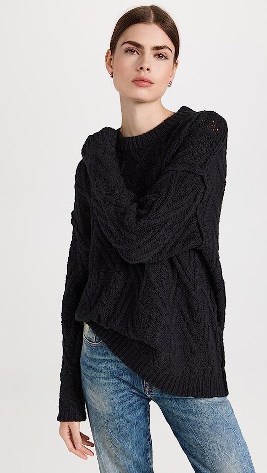 Free People Isla Cable Knit Sweater | SHOPBOP | Shopbop