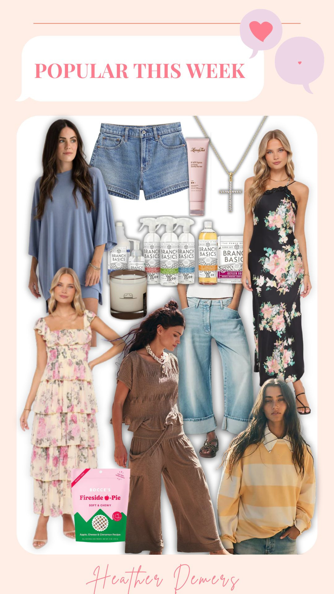 Popular items this week 💖

Not surprised the two piece matching sets are popular! The Riley set is so comfy & cute! 

Foxy Kind (2 piece set):HDEMERS15

Electric Picks (dove necklace): HEATHER20

Petal & Pup (dresses): HEATHER20 

 

#LTKHome #LTKSeasonal