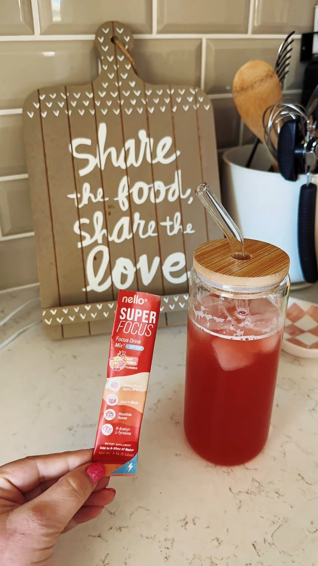 This formula combines Lion's Mane, Rhodiola, and Alpha-GPC to sharpen memory, boost mental eneray locked in.
Sugar-free packets slip easily into pockets or bags, transforming any space into your productivity zone with zero brain clutter. @Drink Nello
#nellosuperfocus #drinknello #momhacks

#LTKdayinmylife #LTKgrwm #LTKOver40