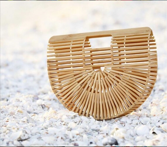 Bamboo Half Moon Bag | Etsy | Etsy (US)