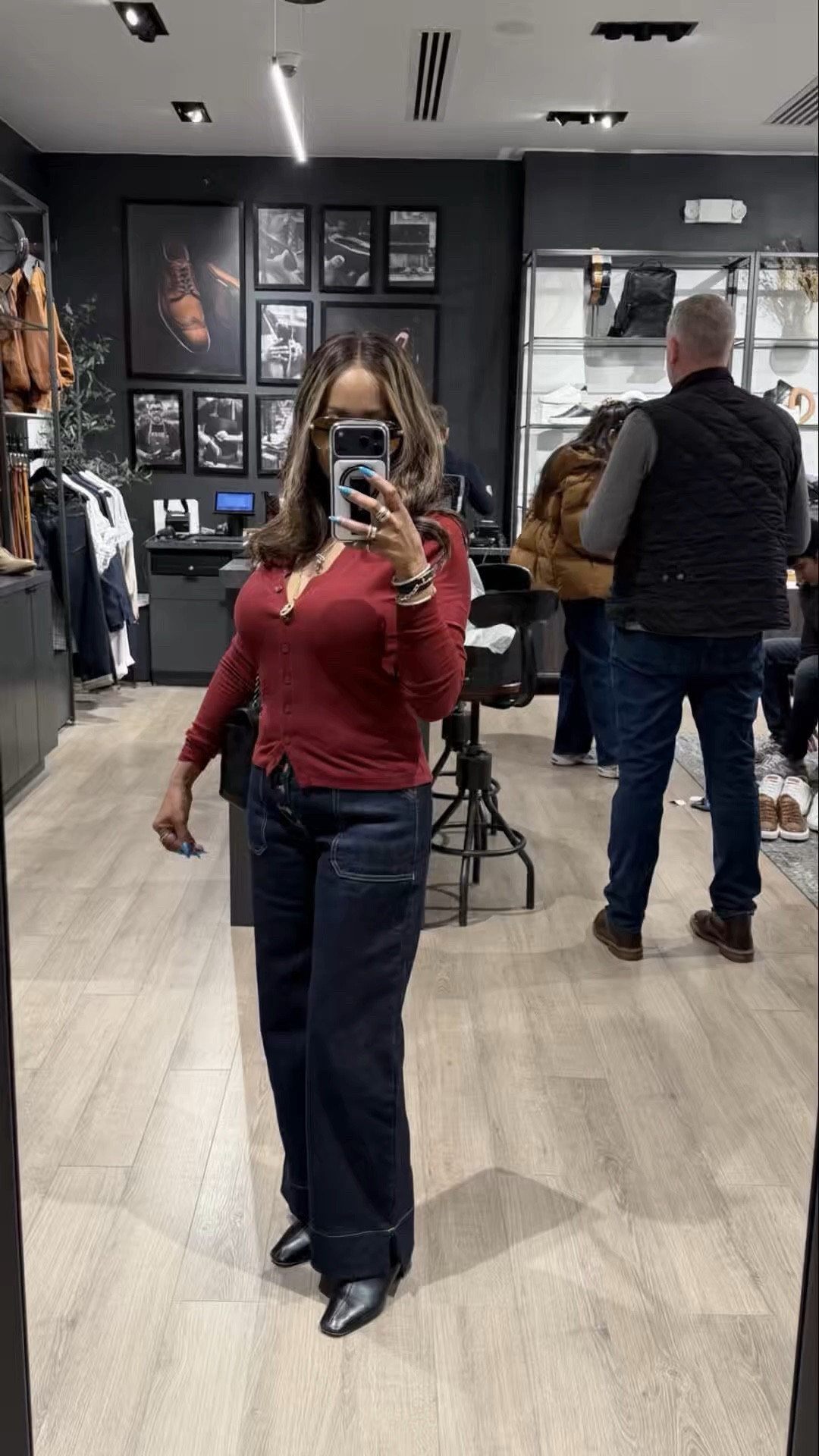 OOTD for a mall shopping session with my husband. My new jeans are back from the tailor’s and this is my first wear  

#LTKgrwm #LTKdayinmylife #LTKootd