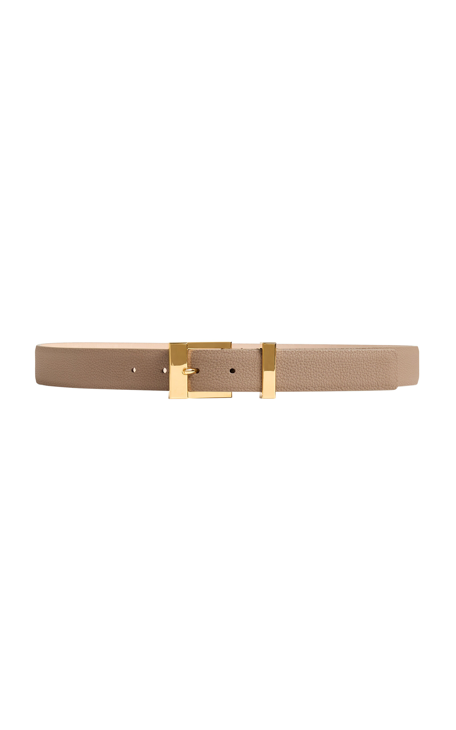 Khaite Manhattan Pebbled Leather Belt - Moda Operandi | Moda Operandi (Global)