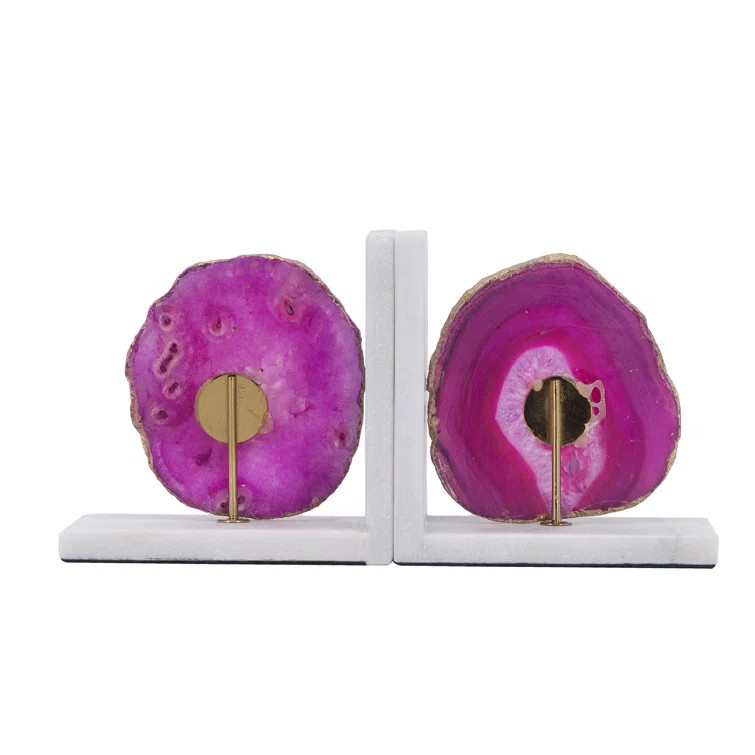 Agate Decorative Bookends (Set of 2) | Wayfair North America