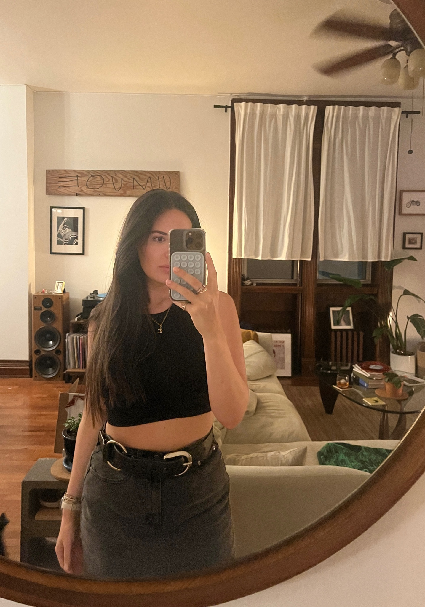 girls night out outfit: belt is Zana Bayne, paired this with cowboy boots from & Other Stories, top is old Zara,  charm is old Thomas Sabo

#LTKFindsUnder50 #LTKBacktoSchool #LTKStyleTip