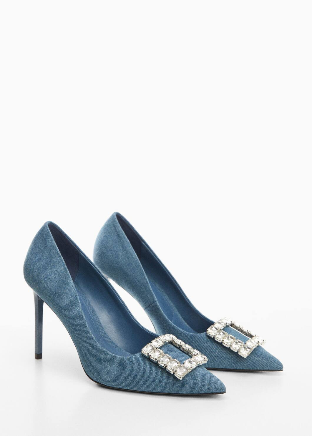 Jewel denim shoe | MANGO (UK)