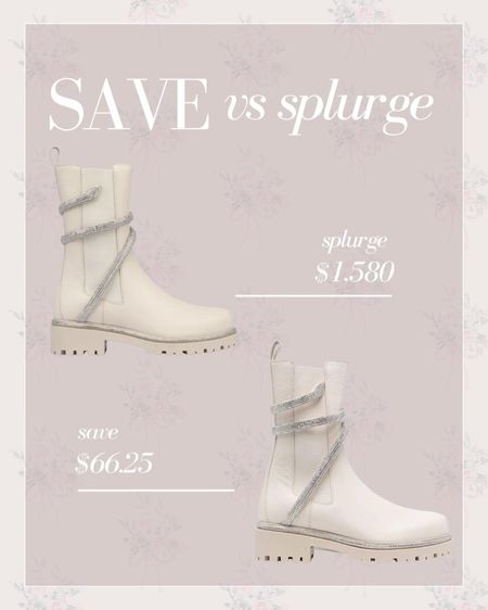 Found the ultimate look for less of my embellished Rene Caovilla boots! Under $75 from Amazon in both the ivory and the black!

Save vs splurge
Under $100
Work wear
Travel boots 

#LTKstyletip #LTKshoecrush #LTKunder100