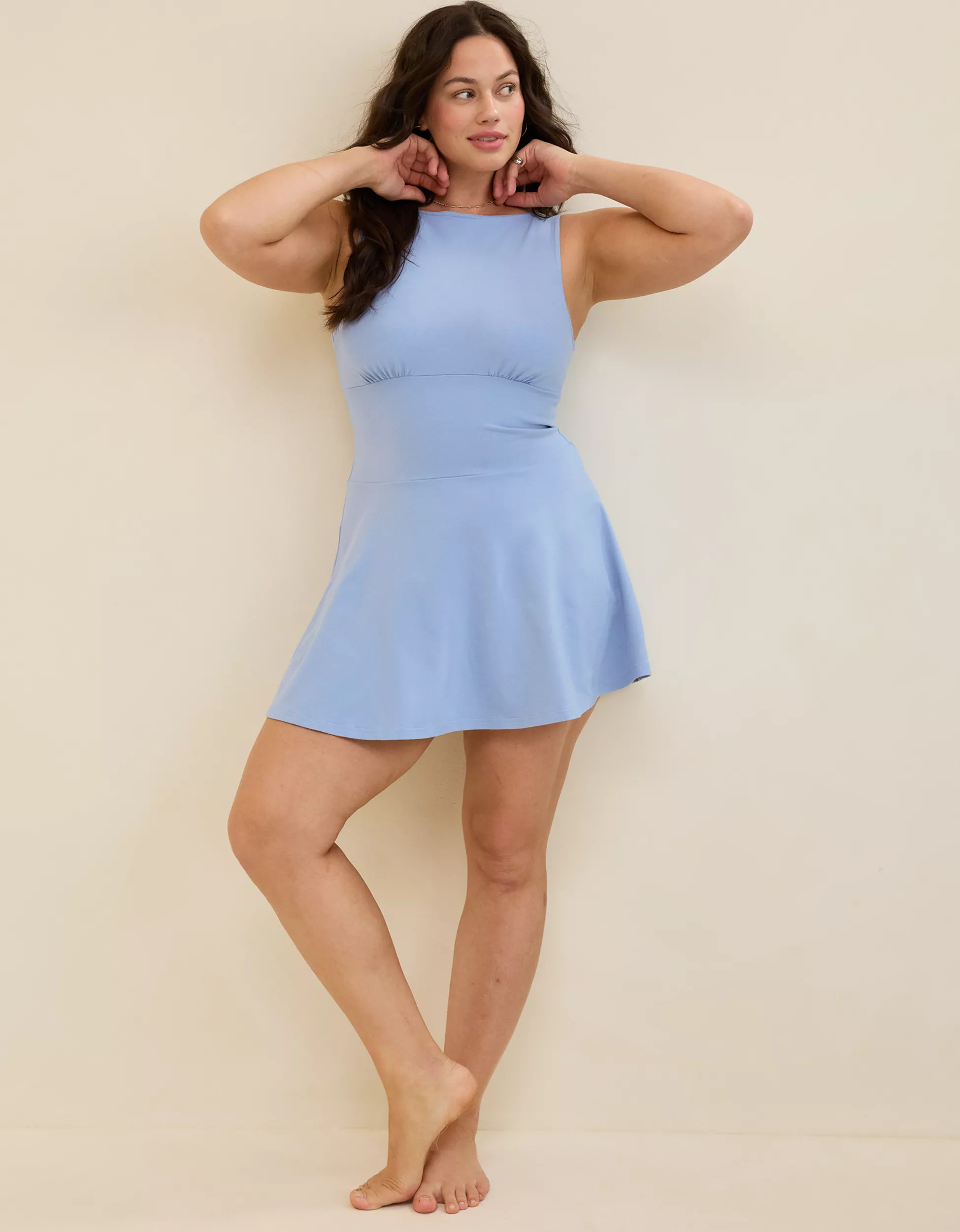 Aerie Low Back Mini Dress | Aerie