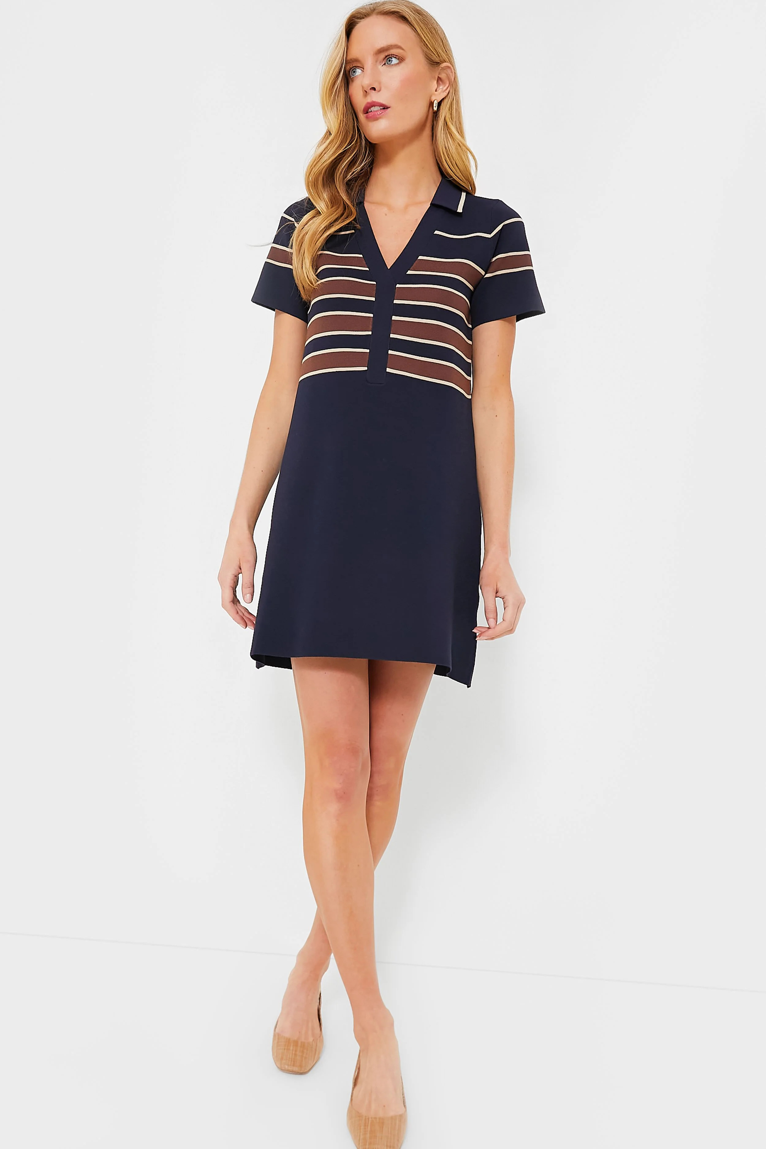 Midnight Cacao Wright Polo Dress | Tuckernuck (US)