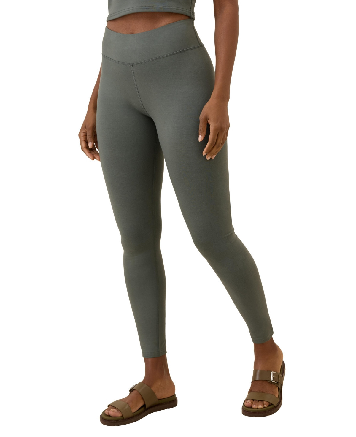 Pact Women's Organic Cotton On the Go-To Legging - Castor grey | Macy's