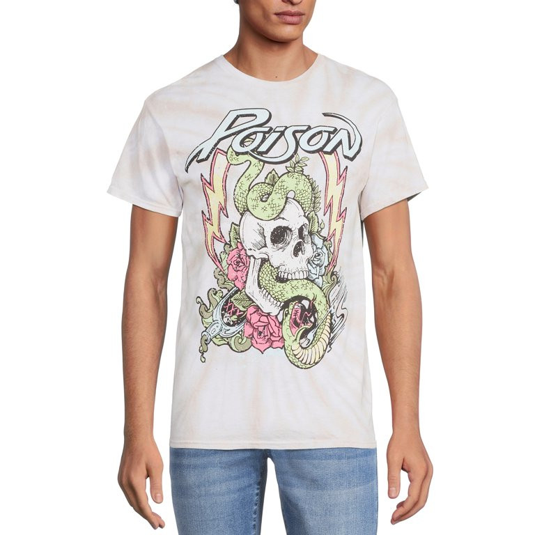 Poison Men's & Big Men's Tie Dye Short Sleeve Graphic T-Shirt | Walmart (US)