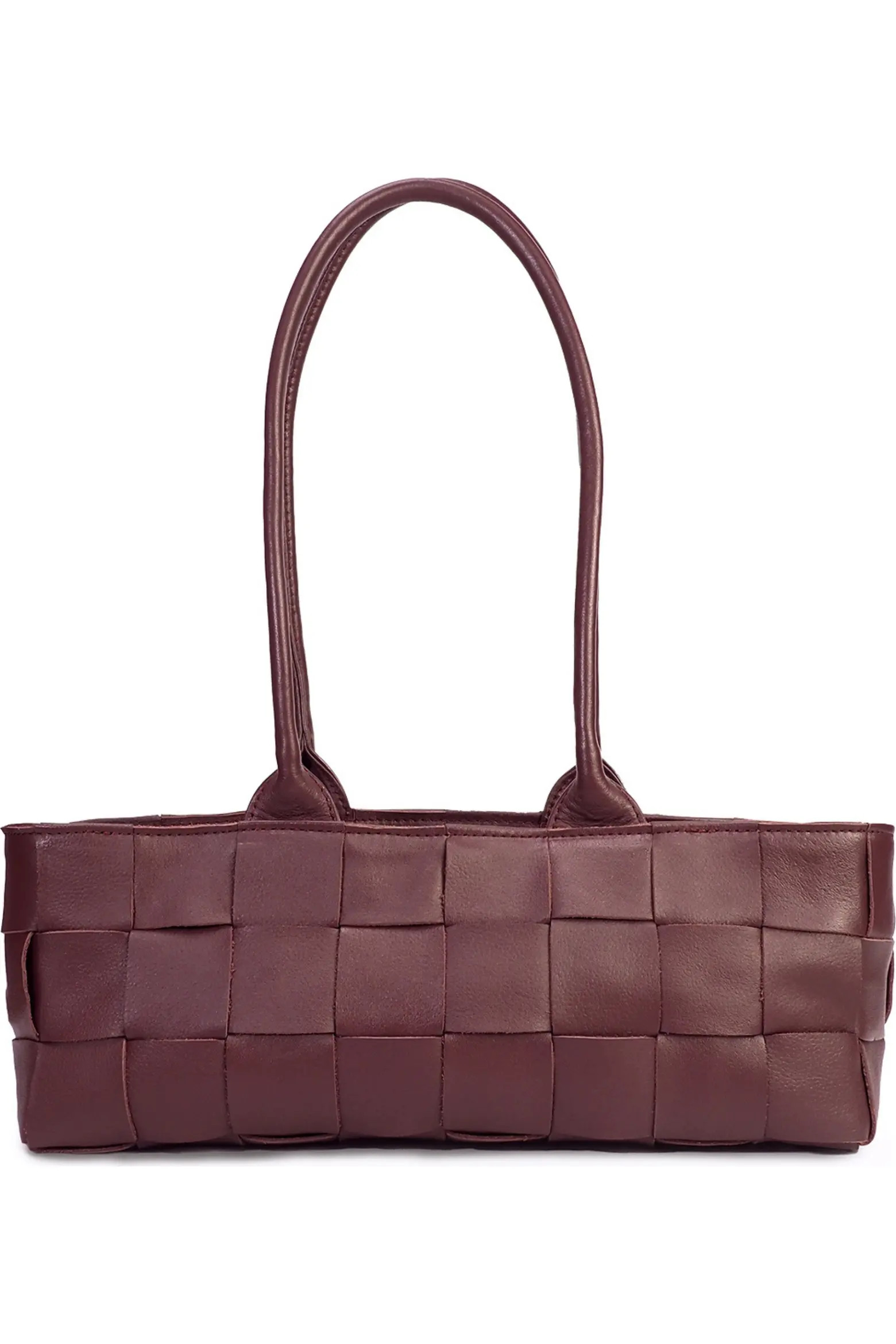 Mandrn Woven Leather Shoulder Bag | Nordstrom | Nordstrom