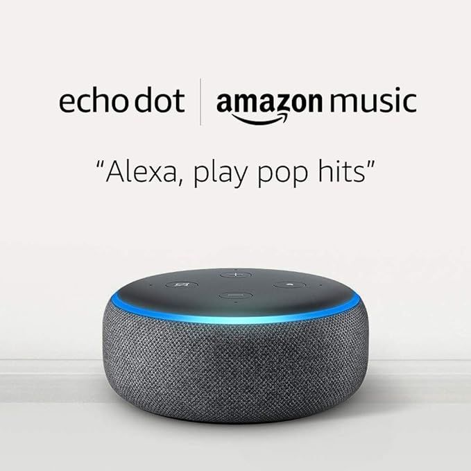 Echo Dot (3rd Gen) and 6 months of Amazon Music Unlimited FREE w/ auto-renewal - Charcoal | Amazon (US)