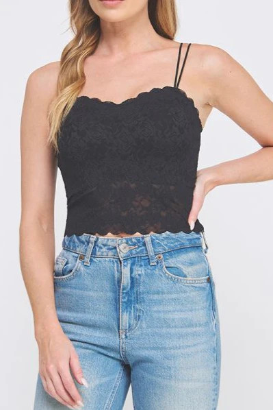 Rose Jacquard Lace Bralette | MTT Collective