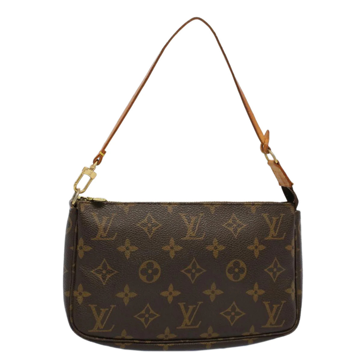 Louis Vuitton Pochette Accessoire Canvas Clutch Bag (Pre-Owned) | Shop Simon