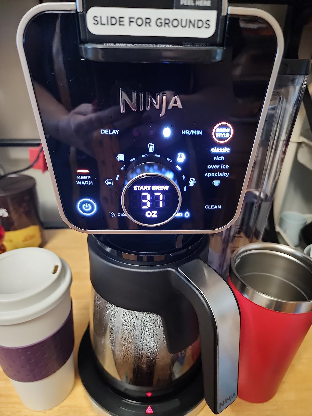Ninja CFP307 60 Ounces Coffee Maker | K-Cup Pods | Permanent | Specialty Coffee System, DualBrew ... | Amazon (US)