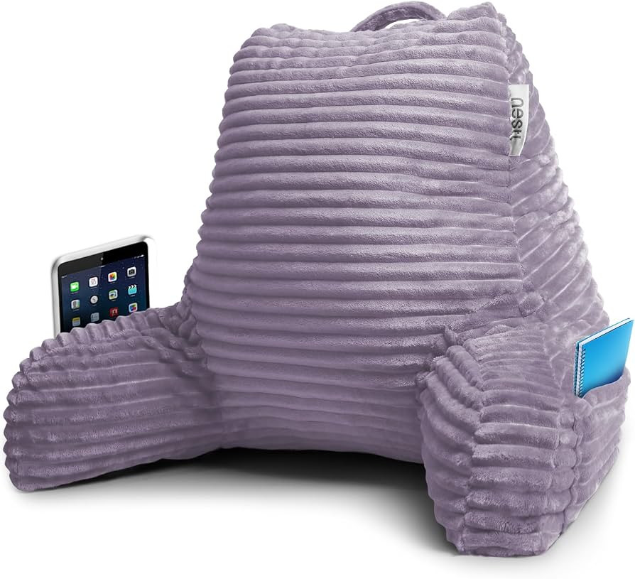 Nestl Reading Pillow for Bed Adult – Back Pillow for Sitting in Bed, Standard Bed Pillows for S... | Amazon (US)