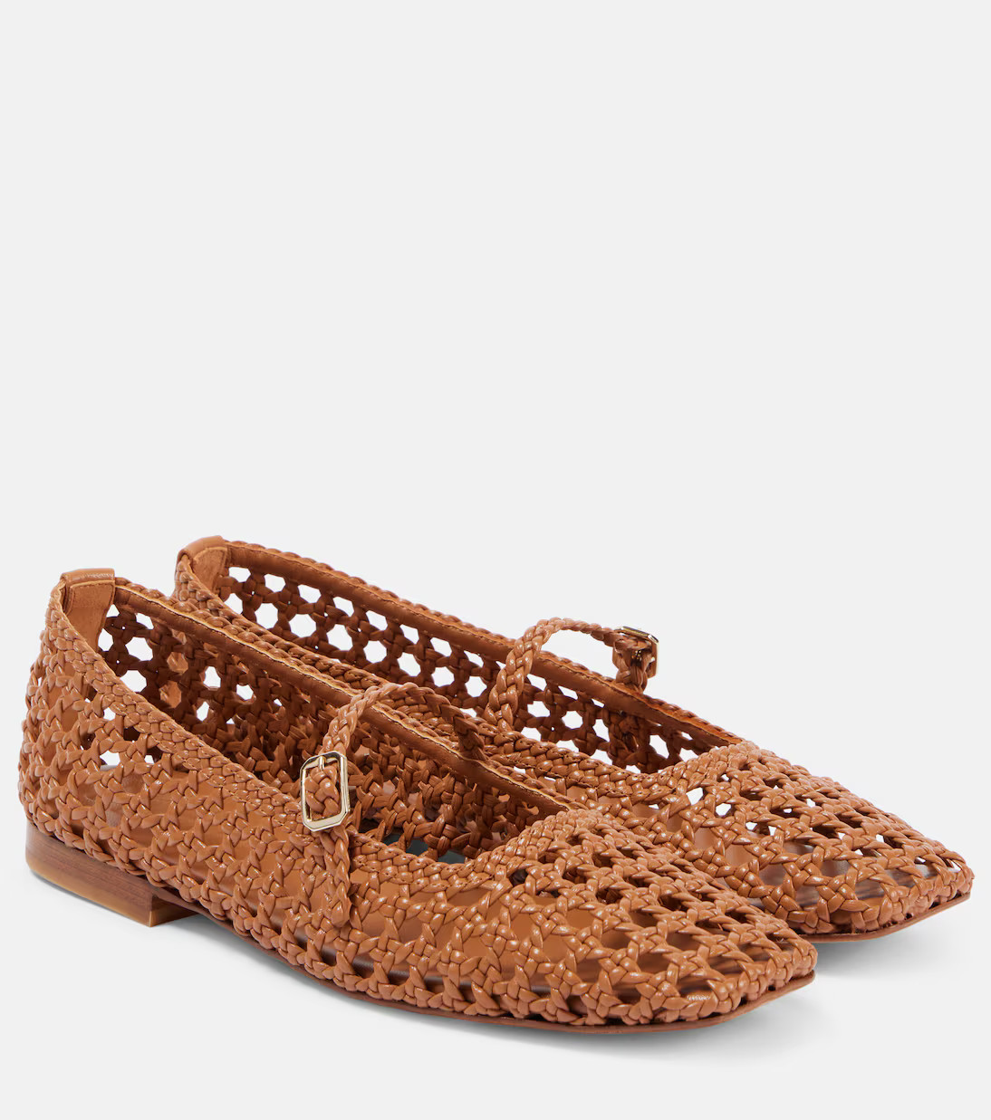 Paris woven leather ballet flats | Mytheresa (US/CA)